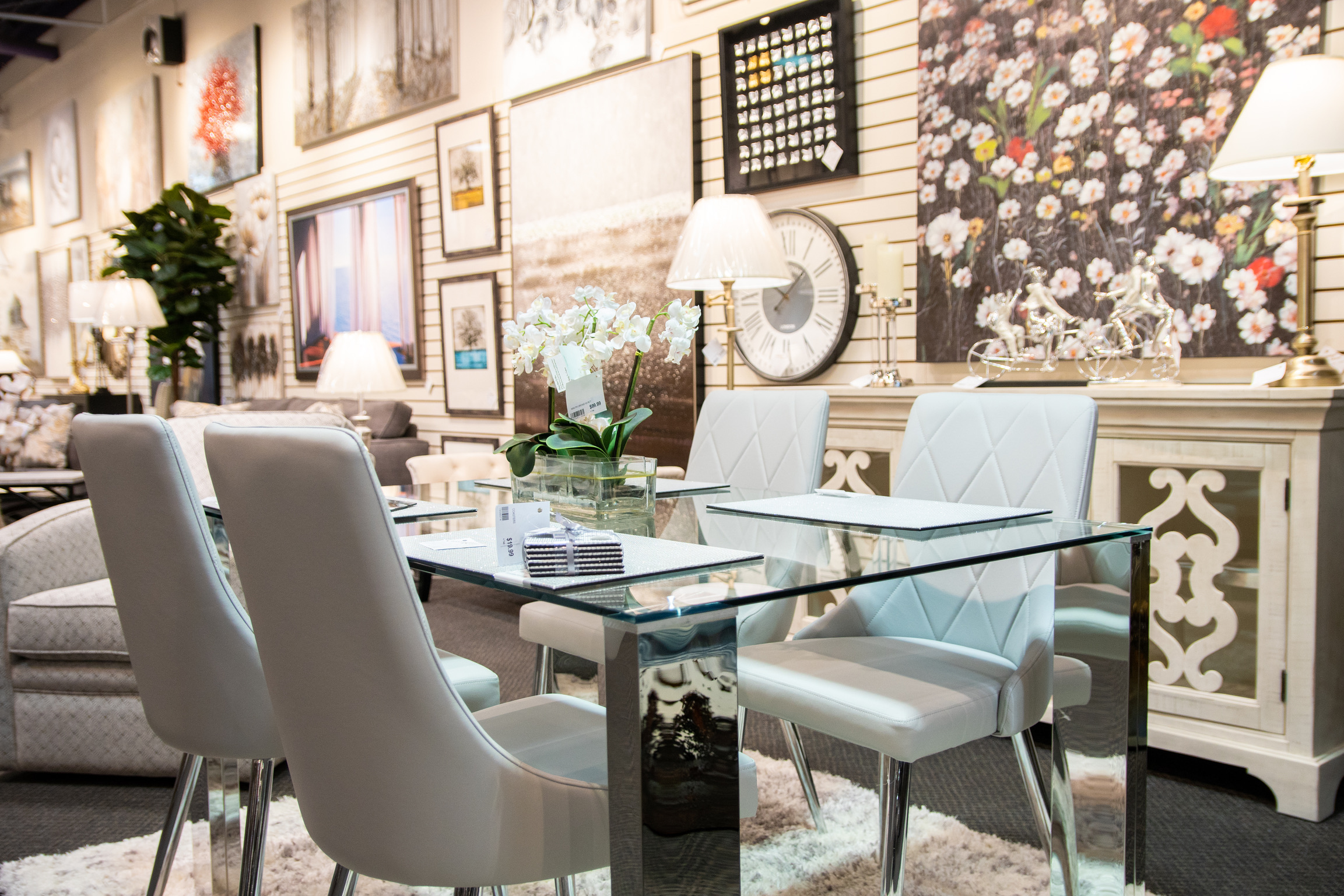 Contemporary furniture and decor at Classique Decor